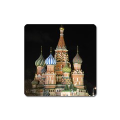 Saint Basil s Cathedral  Magnet (square) by anstey