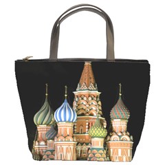 Saint Basil s Cathedral  Bucket Handbag by anstey