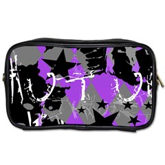 Purple Scene Kid Travel Toiletry Bag (one Side)