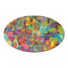 Colorful Autumn Magnet (oval) by KirstenStar