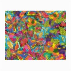 Colorful Autumn Glasses Cloth (small, Two Sided)