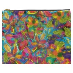 Colorful Autumn Cosmetic Bag (xxxl) by KirstenStar