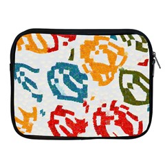 Colorful Paint Stokes Apple Ipad 2/3/4 Zipper Case by LalyLauraFLM