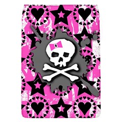 Pink Bow Skull Removable Flap Cover (l)