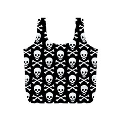 Skull And Crossbones Pattern Reusable Bag (s) by ArtistRoseanneJones