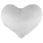 Pieces in squares Large 19  Premium Heart Shape Cushion Back