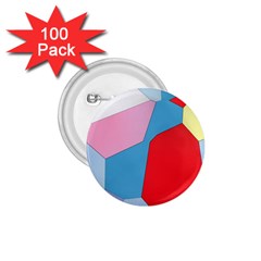 Colorful Pastel Shapes 1 75  Button (100 Pack)  by LalyLauraFLM