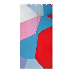 Colorful Pastel Shapes	shower Curtain 36  X 72  by LalyLauraFLM