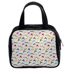 Mustaches Classic Handbag (two Sides)