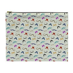 Mustaches Cosmetic Bag (xl) by boho