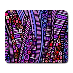 Stained Glass Tribal Pattern Large Mouse Pad (rectangle) by KirstenStar