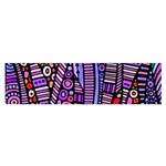 Stained glass tribal pattern Satin Scarf (Oblong) Front