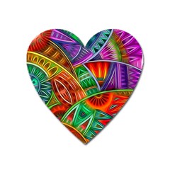 Happy Tribe Magnet (heart) by KirstenStar