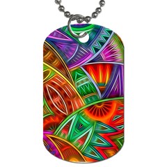 Happy Tribe Dog Tag (two-sided)  by KirstenStar