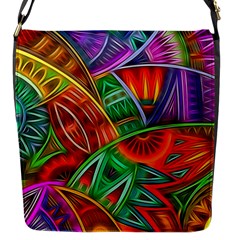 Happy Tribe Flap Closure Messenger Bag (small) by KirstenStar