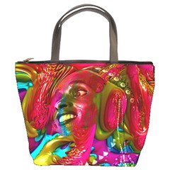 Music Festival Bucket Handbag by icarusismartdesigns