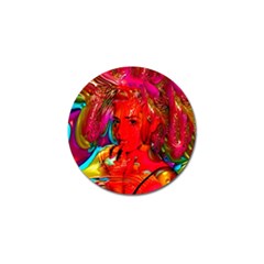 Mardi Gras Golf Ball Marker by icarusismartdesigns