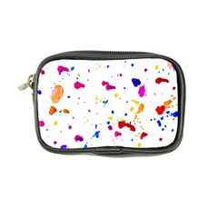 Multicolor Splatter Abstract Print Coin Purse by dflcprints