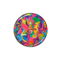 Colorful Floral Abstract Painting Golf Ball Marker 10 Pack (for Hat Clip) by KirstenStar