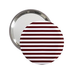 Marsala Stripes Handbag Mirror (2 25 )