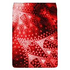 Red Fractal Lace Removable Flap Cover (l)