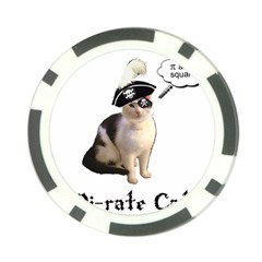 Pi-rate Cat Poker Chip (10 Pack) by brainchilddesigns
