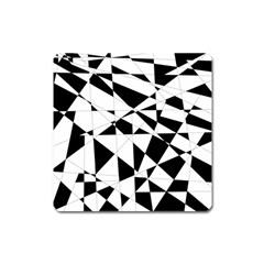 Shattered Life In Black & White Magnet (square) by StuffOrSomething