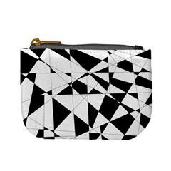 Shattered Life In Black & White Coin Change Purse by StuffOrSomething