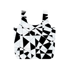 Shattered Life In Black & White Reusable Bag (s) by StuffOrSomething