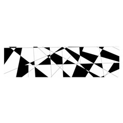 Shattered Life In Black & White Satin Scarf (oblong) by StuffOrSomething