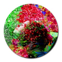 Summer Time 8  Mouse Pad (round) by icarusismartdesigns