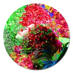Summer Time Magnet 5  (round) by icarusismartdesigns