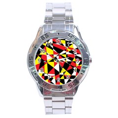 Shattered Life With Rays Of Hope Stainless Steel Watch by StuffOrSomething