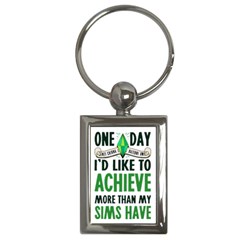 Sims Key Chain (Rectangle)