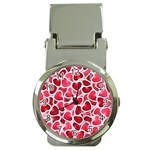 Candy Hearts Money Clip with Watch Front