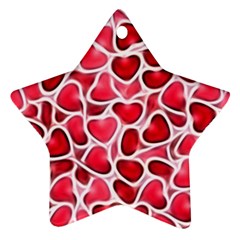 Candy Hearts Star Ornament (Two Sides)