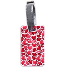 Candy Hearts Luggage Tag (one Side) by KirstenStar