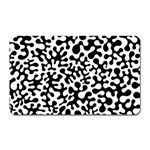 Black and White Blots Magnet (Rectangular) Front