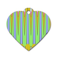 Spikes Dog Tag Heart (one Side) by LalyLauraFLM
