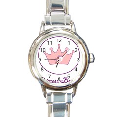 Princess Brenna2 Fw Round Italian Charm Watch