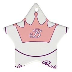 Princess Brenna2 Fw Star Ornament (two Sides)