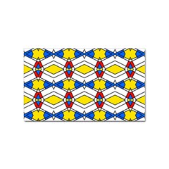 Colorful rhombus chains Sticker Rectangular (100 pack)