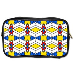 Colorful rhombus chains Toiletries Bag (One Side)