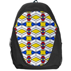 Colorful rhombus chains Backpack Bag