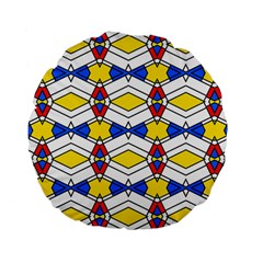 Colorful Rhombus Chains Standard 15  Premium Round Cushion  by LalyLauraFLM