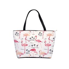 Flamingo Pattern Shoulder Handbags