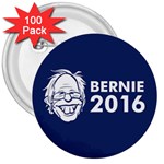 Bernie 2016 2 3  Buttons (100 pack)  Front