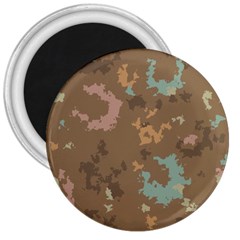 Paint Strokes In Retro Colors 3  Magnet by LalyLauraFLM