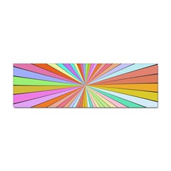 Colorful beams Sticker (Bumper)