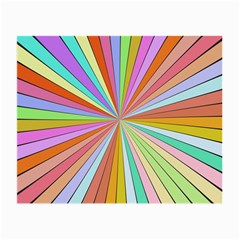 Colorful beams Small Glasses Cloth (2 Sides)